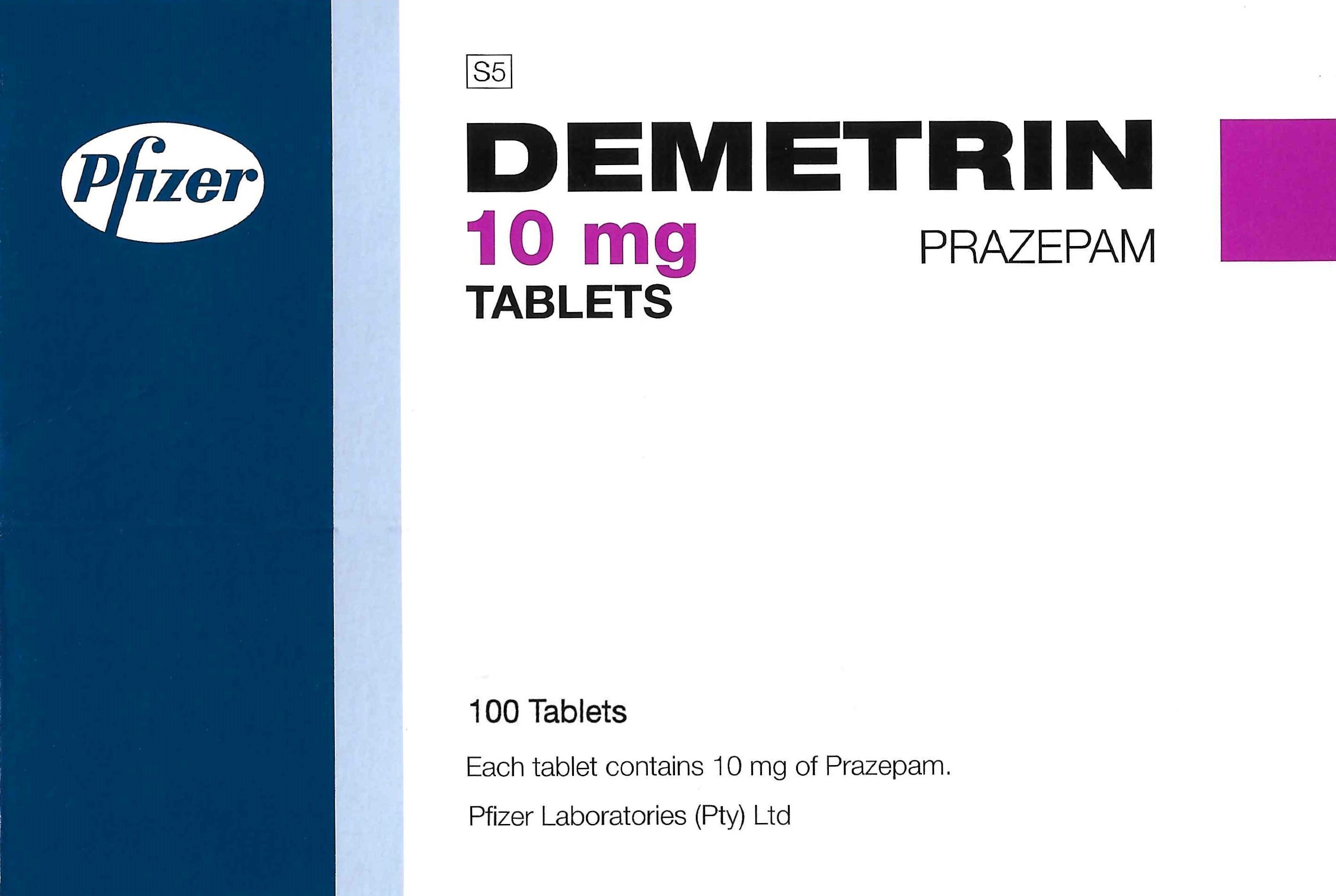 Demetrin (Prazepam) 10mg/100tabs - Rx Direct Meds