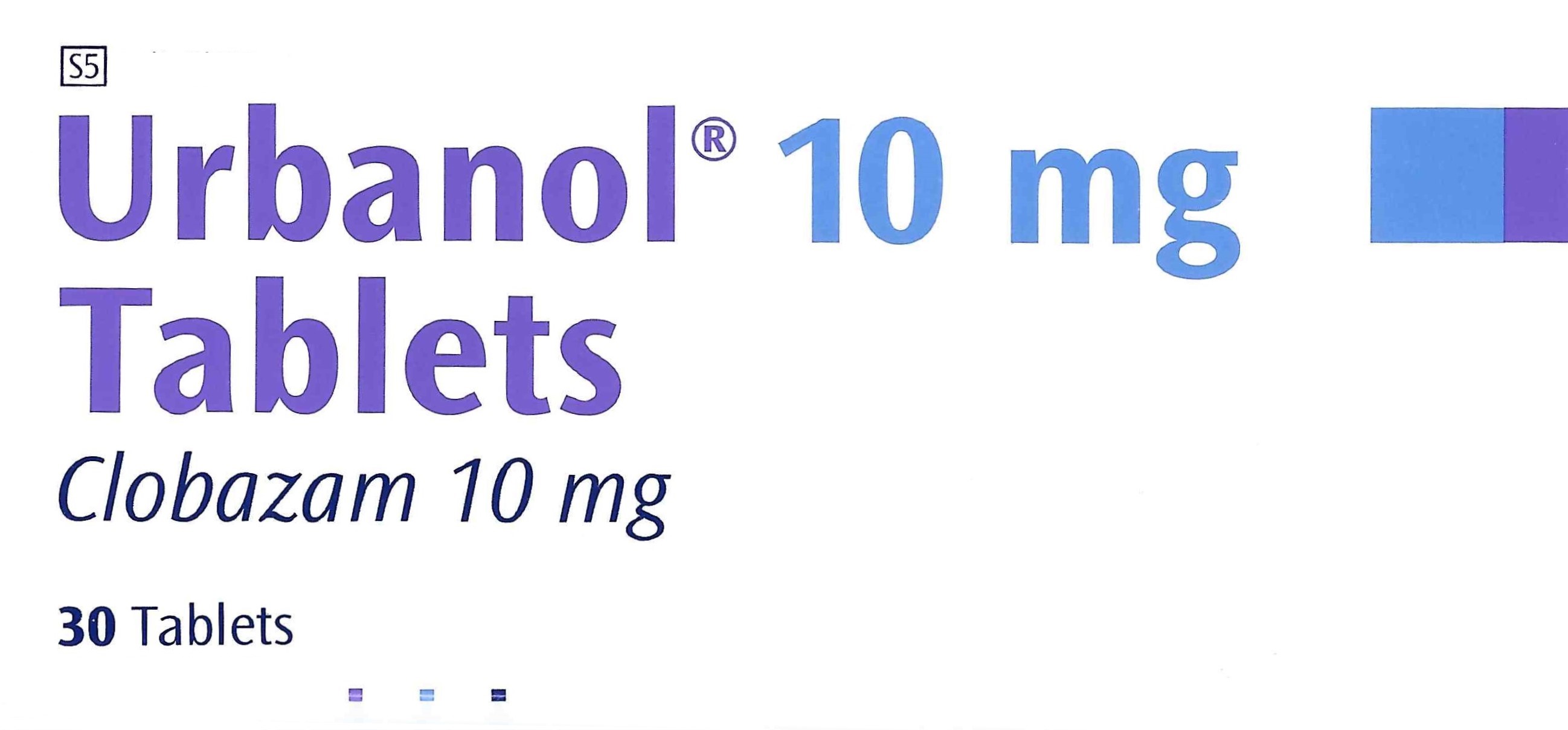 Urbanol (Clobazam) 10mg/30tabs – Rx Direct Meds