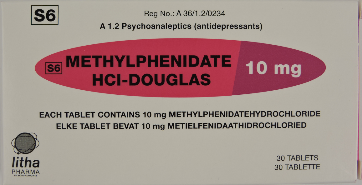 HCI-Douglas Methylphenidate (Ritalin) 10mg - 30tabs