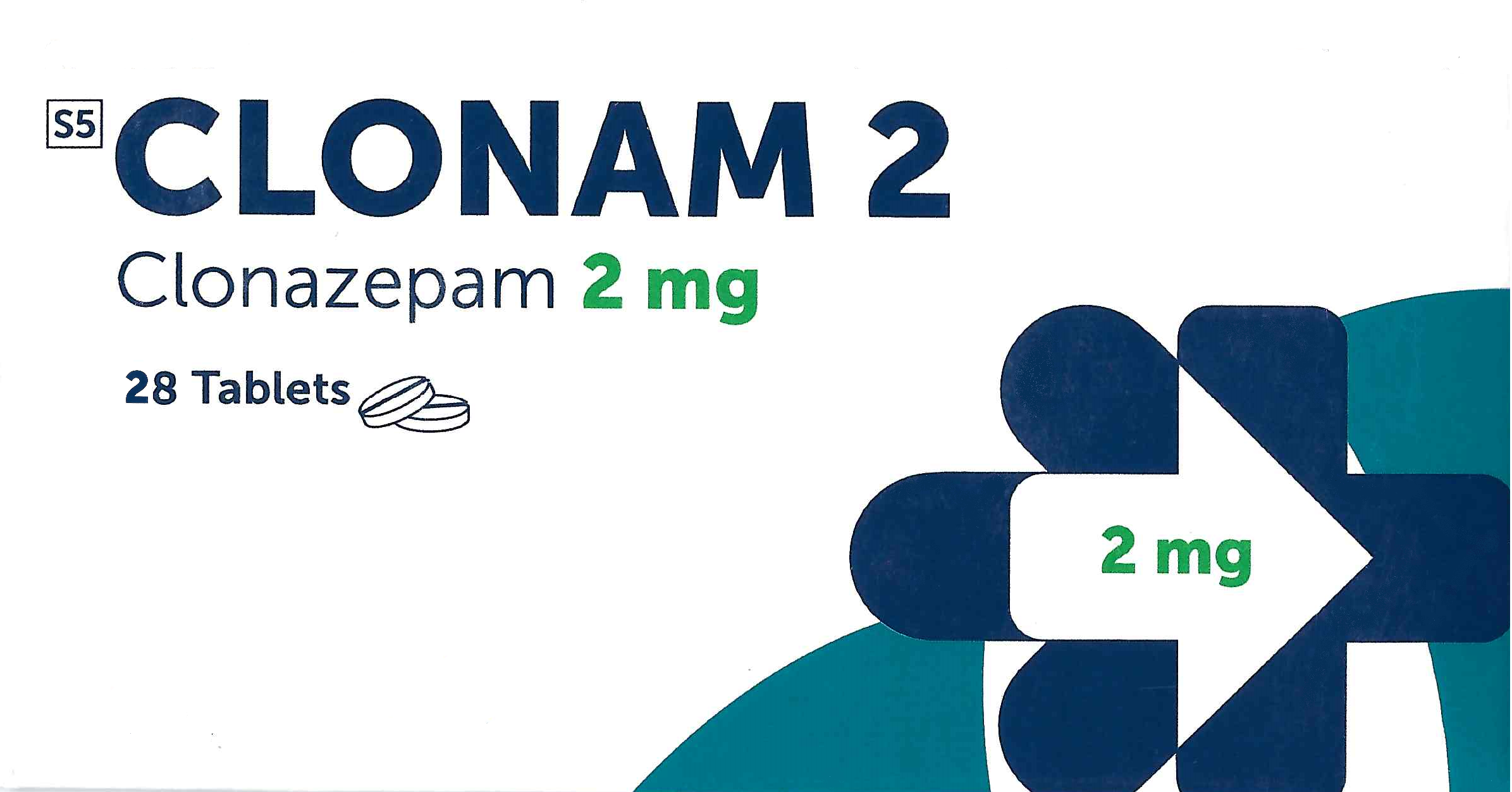 Clonam (Clonazepam) 2mg