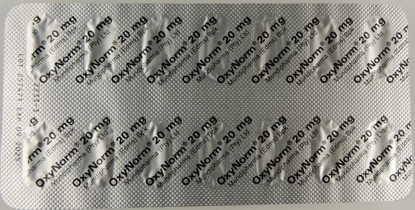 OxyNorm (Oxycodone) 20mg - 28caps - Image 5