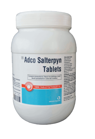 Salterpyn (Paracetamol 320mg / Caffine 32mg / Codiene 8mg / Meprobamate 150mg)  - 100tabs