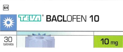 Teva Baclofen 10mg - 30tabs