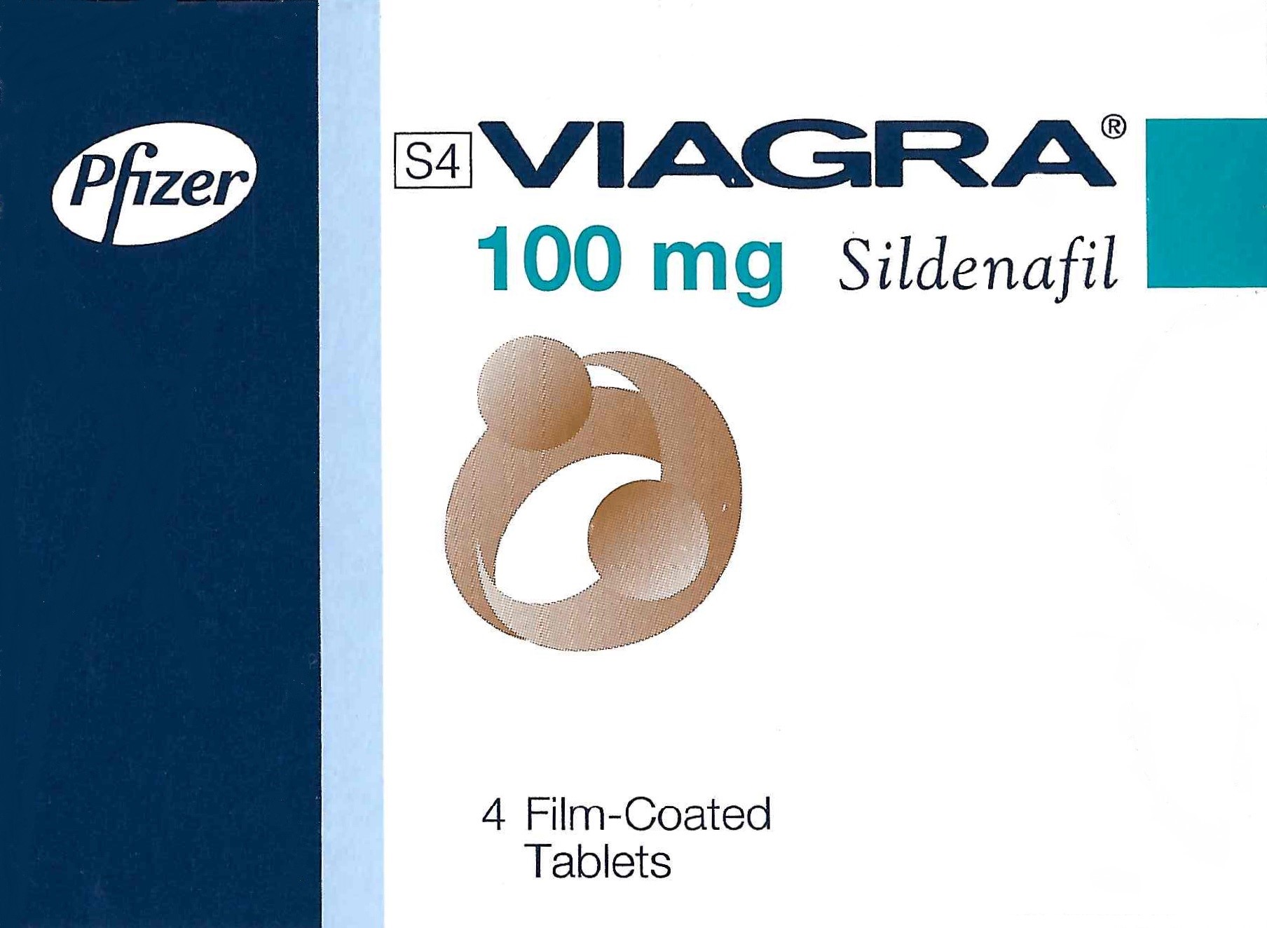 Viagra (Sildenafil) 100mg - 4tabs